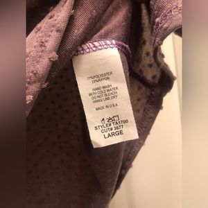 BOMBOM Texture Decorative Button V-Neck Top main image 0